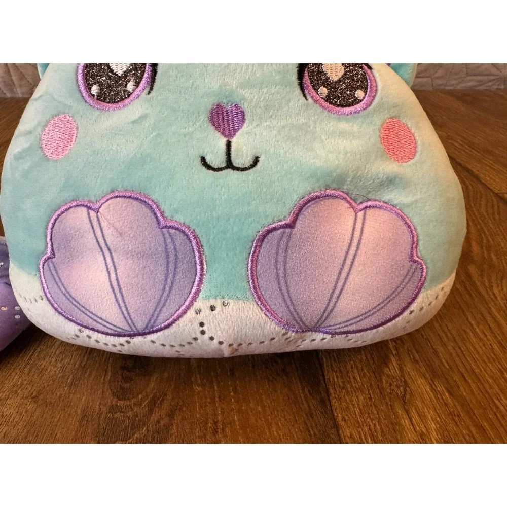 Plush Purrmaid Kitty‎ Cat Mermaid 8 Inch Plush Stuffed Animal Toy Soft Purple